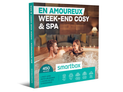 Coffret cadeau En amoureux - Week-end cosy & spa