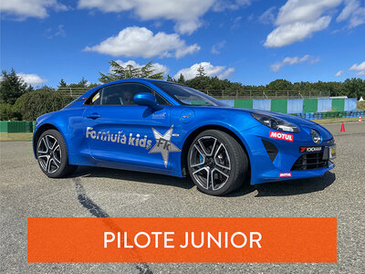 Coffret cadeau Stage pilotage enfant : 6 tours de circuit au volant d'une Alpine A110