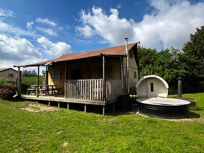 Cadeaubon Vlaamse Ardennen: 3 dagen in een lodge met privésauna en hottub voor 4