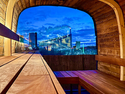 Gaveæske Panorama sauna hos CopenHot for op til 12