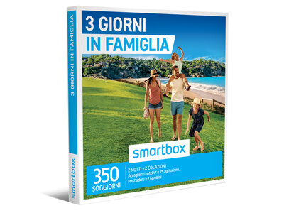 Cofanetto regalo 3 giorni in famiglia