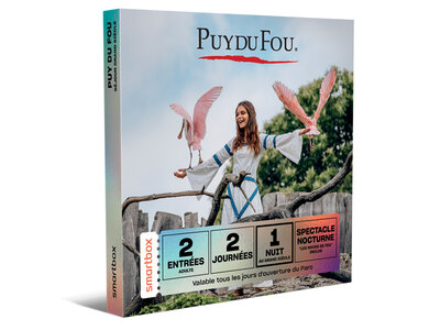 Coffret cadeau Séjour au Puy du Fou 2025 - 2 jours et 1 nuit à l'hôtel Le Grand Siècle 2 adultes