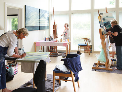 Gaveæske 2-dages malekursus på Kunstskolen Gershøj for 1