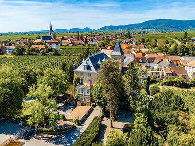 Geschenkbox Speisen wie Gott in der Pfalz: 4-Gänge-Menü mit Sekt im Schlosshotel Edesheim