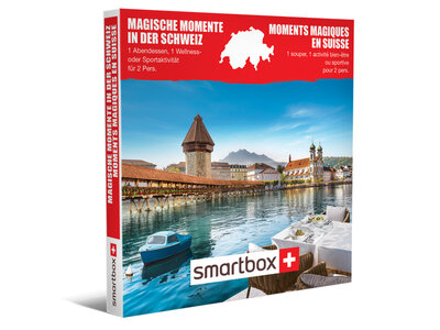 Coffret cadeau Moments magiques en Suisse