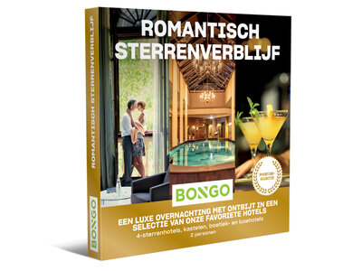 Cadeaubon Romantisch sterrenverblijf