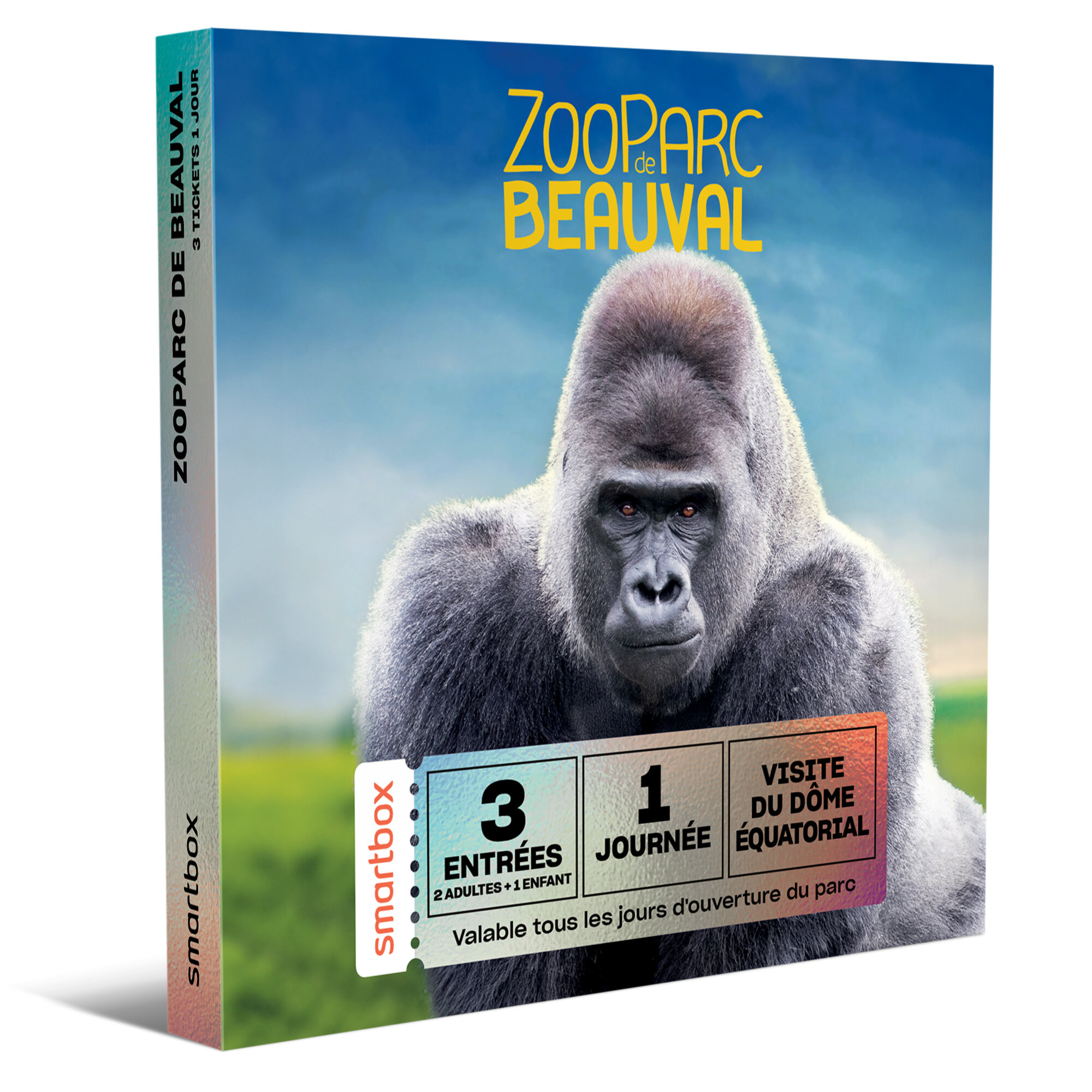 Tick'n Box Geschenkbox – 1-Tages-Ticket Für ZooParc De Beauval (1 Erwachsener)