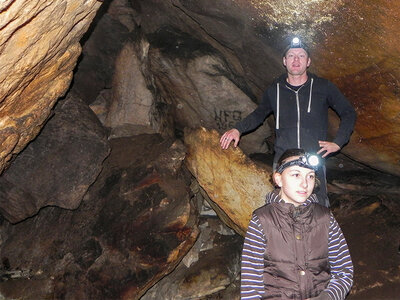 Unterirdische Expedition bei einer Höhlentour in Königstein für 2 Personen