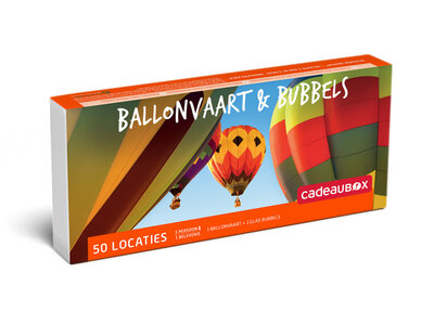 Cadeaubon Ballonvaart & Bubbels