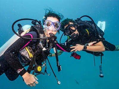 Bono regalo de 160 € para canjear por 1 bautismo de buceo de 4h para 2 personas