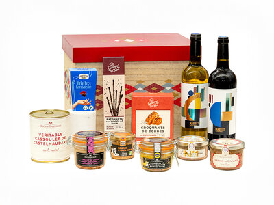 Coffret cadeau Coffret Gourmand : produits salés et sucrés livrés à domicile