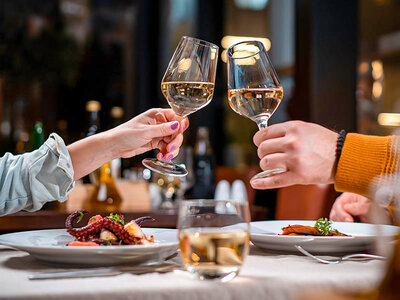 Geschenkbox 4-Gänge-Découverte-Menü mit Wein im angesehenen Restaurant Chez Meyer's