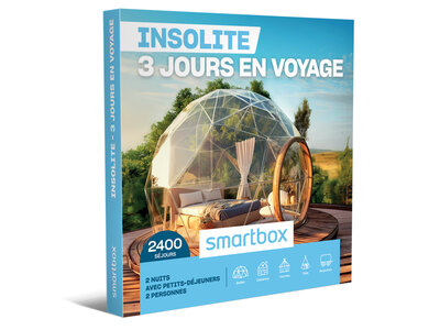 Coffret cadeau Insolite - 3 jours en voyage