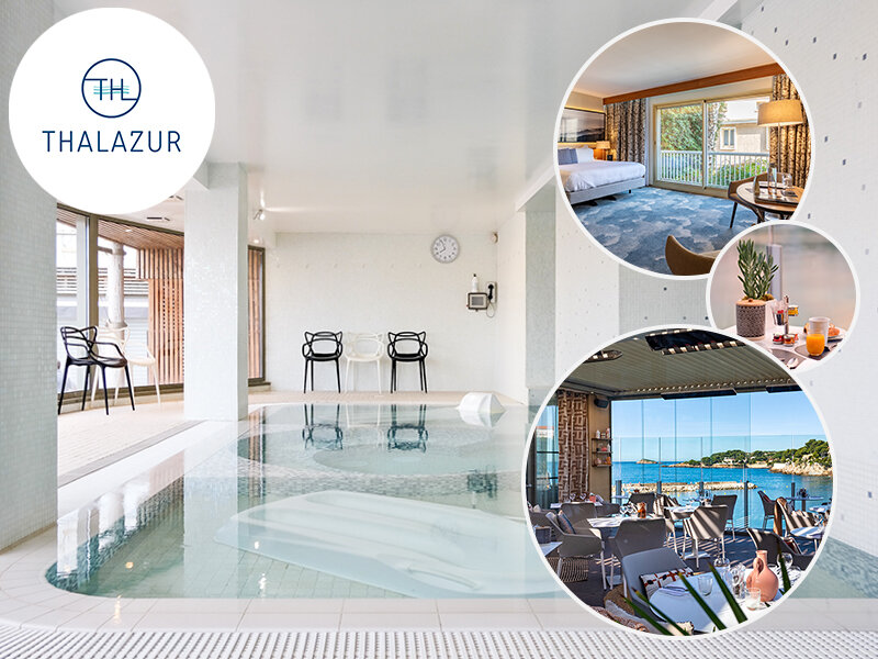 Coffret cadeau Thalazur Bandol Île Rousse 5* : 2 jours avec dîner et accès à l'Espace spa marin