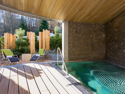 Geschenkbox Alpenluxus bei 1 Übernachtung mit Spa und romantischem Dinner für 2 in den Bergen von Arosa-Lenzerheide