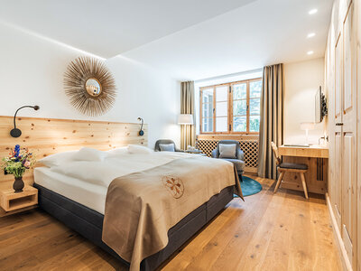 Cofanetto 1 notte di lusso, gusto e relax al Parkhotel Margna 4* in Engadina