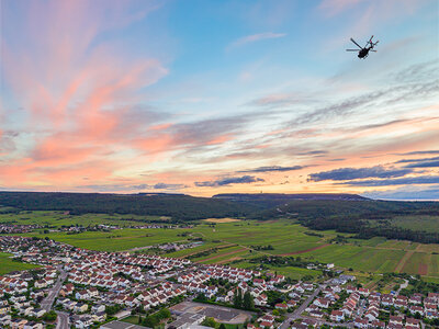 Coffret cadeau Vol en hélicoptère de 20 min au-dessus de Dijon
