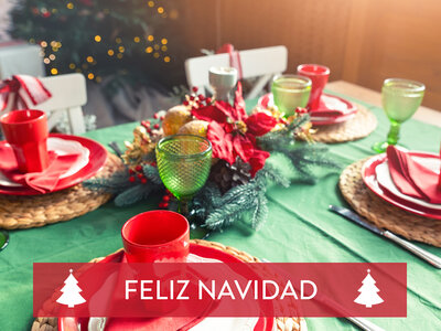 Caja regalo ¡Navidad rural y gastronómica!: 1 noche con cena para 2 personas