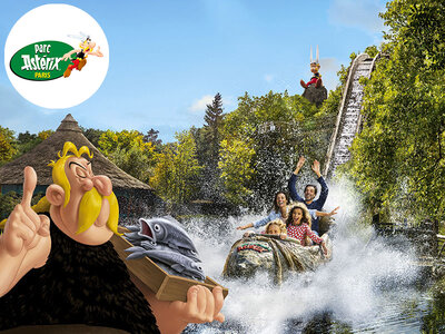 Coffret cadeau Billets pour le Parc Astérix : 2 entrées adulte et 1 entrée enfant en 2025