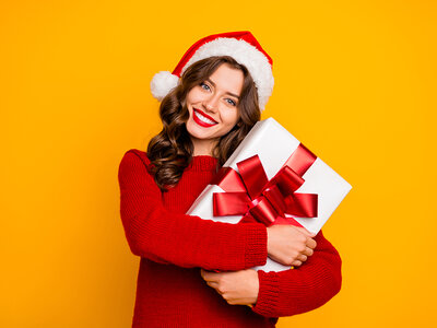 Caja regalo Feliz Navidad para ella