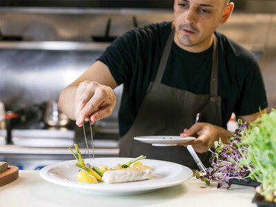 Restaurante Aflamas, en Barcelona: 1 menú de cocina creativa para 2 personas