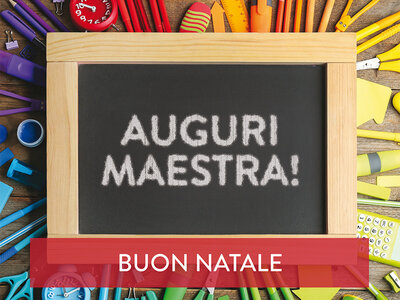 Cofanetto regalo Un regalo di Natale unico per la migliore maestra!