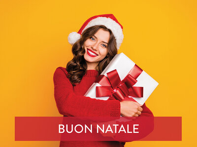 Cofanetto regalo Regalo di Natale per lei: 1 dolce momento tra cene, relax e avventure