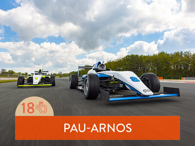 Coffret cadeau 18 tours de pilotage d'une Formule 4 Tatuus sur le circuit de Pau-Arnos