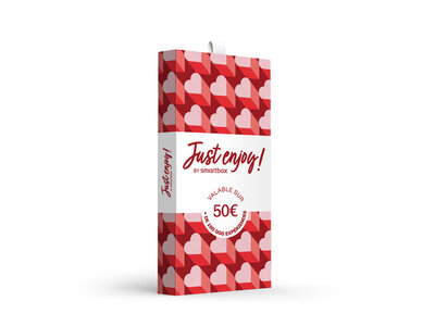 Coffret cadeau Carte cadeau Just enjoy ! Amour - 50 €