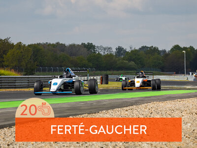 Coffret cadeau 20 tours de pilotage d'une Formule 4 Tatuus sur le circuit de La Ferté-Gaucher