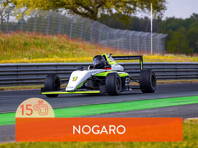 Coffret cadeau Stage de pilotage monoplace : 15 tours sur le circuit de Nogaro en Formule 4 Tatuus
