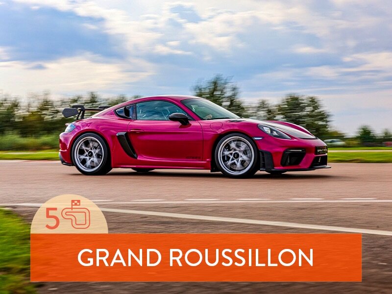 Stage de pilotage : 5 tours sur le circuit du Roussillon en Porsche Cayman 718 GT4 RS