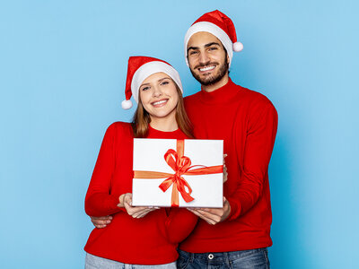 Gaveæske Julegavekort til par - 249 kr.