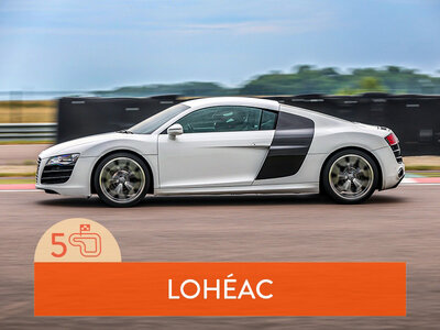 Coffret cadeau Stage de pilotage : 5 tours sur le circuit de Lohéac en Audi R8 V10