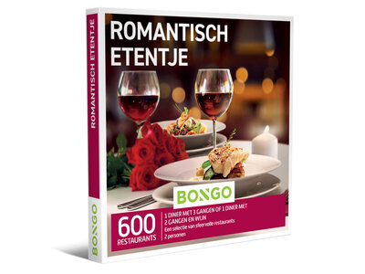 Cadeaubon Romantisch Etentje