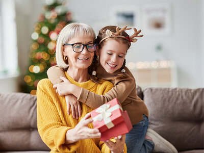 Gaveæske Julegavekort til mormor - 1999 kr.