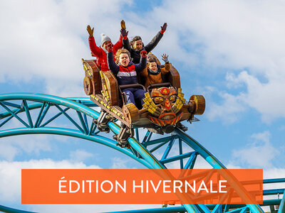 Coffret cadeau Entrée pour une journée en famille au parc Walibi Winter