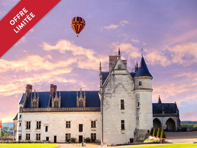 Coffret cadeau Vol en montgolfière pour 2 au-dessus de la vallée de la Loire avec visite d’une cave et dégustation de vin