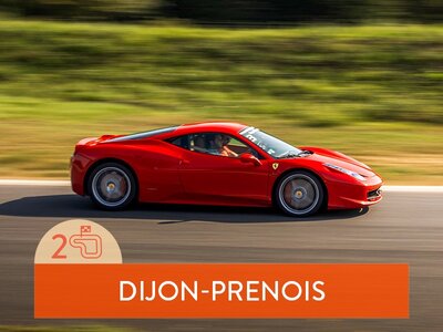 Coffret cadeau Stage de pilotage : 2 tours sur le circuit de Dijon-Prenois en Ferrari F458 Italia