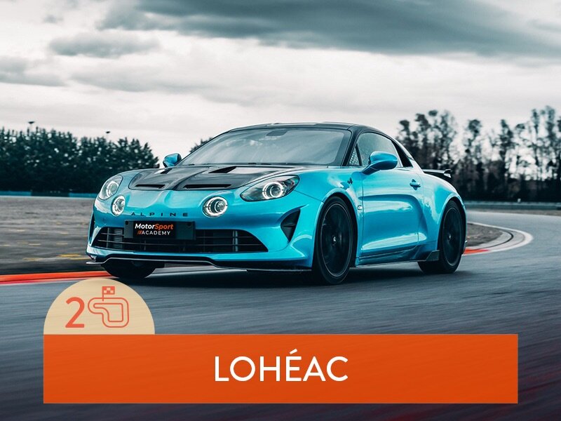 Stage de pilotage : 2 tours sur le circuit de Lohéac en Alpine A110 R