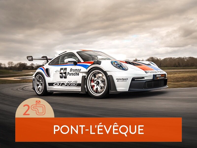 Stage de pilotage : 2 tours sur le circuit de Pont-l'Évêque en Porsche 992 GT3 RS