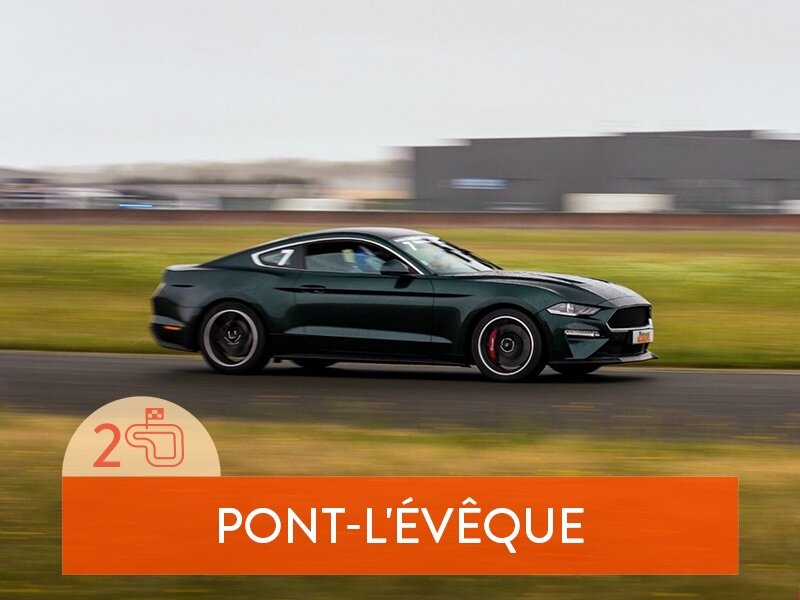 Stage de pilotage : 2 tours sur le circuit de Pont-l'Évêque en Ford Mustang Bullit