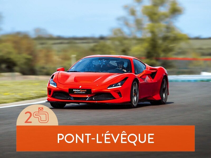 Stage de pilotage : 2 tours sur le circuit de Pont-l'Évêque en Ferrari F8