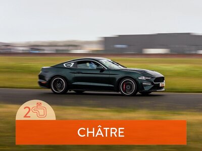 Coffret cadeau Stage de pilotage : 2 tours sur le circuit de La Châtre en Ford Mustang Bullit