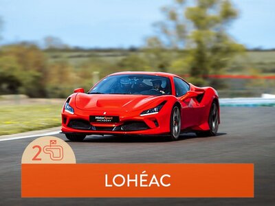 Coffret cadeau Stage de pilotage : 2 tours sur le circuit de Lohéac en Ferrari F8