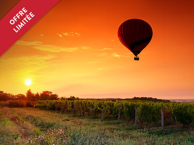 Coffret cadeau Vol en montgolfière pour 2 personnes au-dessus de la France