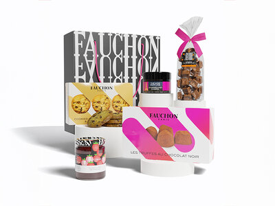 Coffret cadeau Coffret Douceurs Fauchon : délices sucrés avec thé livrés à domicile