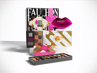 Coffret cadeau Deux coffrets Signatures Fauchon : produits gourmets salés et sucrés livrés à domicile