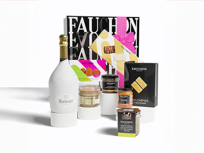 Coffret cadeau Coffret Chic'issime Fauchon : douceurs et champagne livrés à domicile