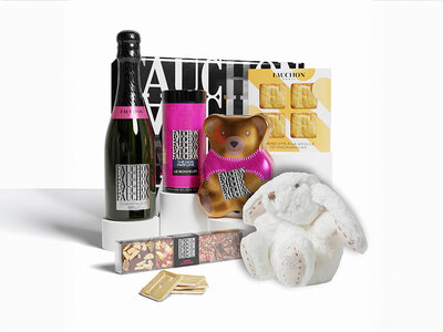 Coffret cadeau Coffret Naissance Champagne Fauchon : assortiment de délices sucrés livré à domicile